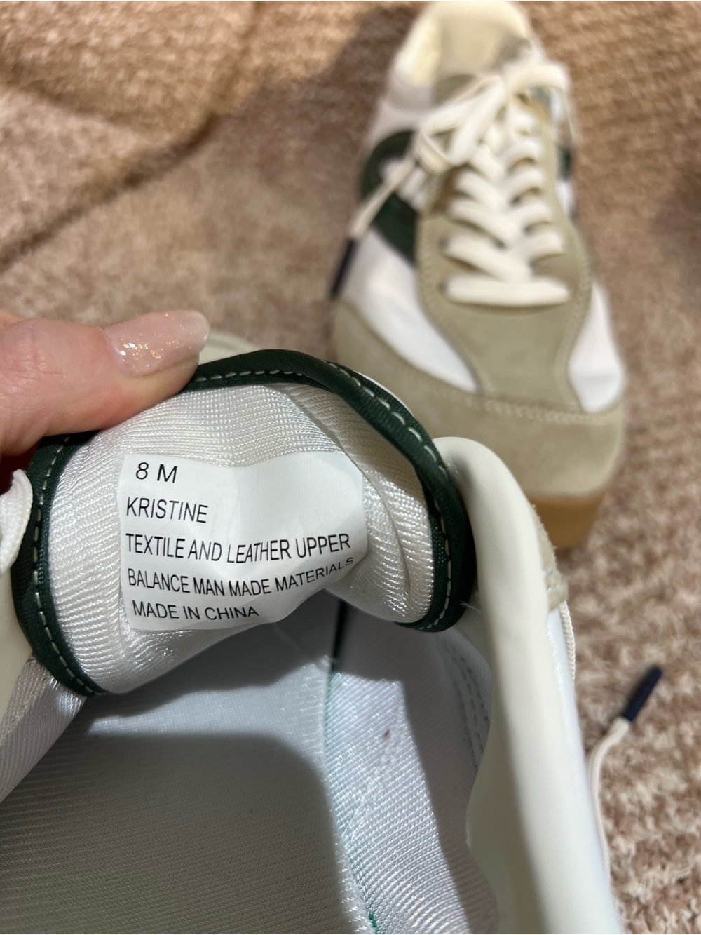 Tretorn Rawlins 2.0 Retro Green Suede & Canvas Sneaker Women's Size 8 - Picture 10 of 10